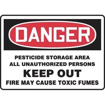 Accuform OSHA DANGER SAFETY SIGN PESTICIDE MCAW002VP MCAW002VP